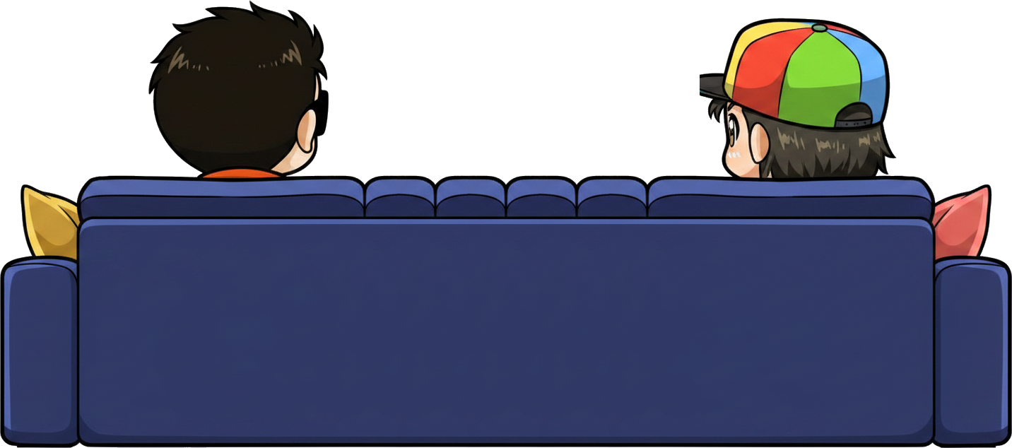 Bobby and Jason on the couch